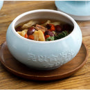 Axyaa Fusion Chinese Tableware Set with Gourd Plate and Dry Ice Display