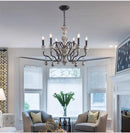 Axyaa Retro Resin LED Chandelier for Home Decor and Lighting