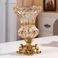 Axyaa Retro Glass Vase & Flower Arrangement Set - High-End Decorative Items