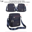 Axyaa Waterproof Single Shoulder Bag with Multiple Layers and Secure Zipper