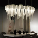 Axyaa Luxury Tassels Pendant Lights Modern Chandelier for Bedroom Home Decor