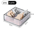Axyaa Wardrobe Organizer Box Set for Clothes, Bras, Underwear, Socks - Breathable Mesh Bags