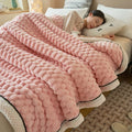 Axyaa Microfiber Plush Blanket: Soft, Lightweight, Multifunctional for Travel, Sofa, Bed
