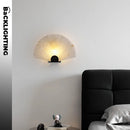 Axyaa Marble Fan Wall Lamp: Nordic Skipper Style for Living Room, Bedroom, Corridor