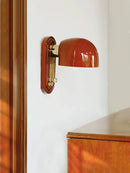 Axyaa Vintage Glass Wall Sconces: French Bedside Lamp for Bedroom or Living Room