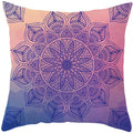 Axyaa Mandala Print Square Pillowcase - Home Decor Cushion Cover