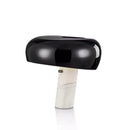 Axyaa Marble Mushroom Table Lamps Orange Black for Bedside Living Room