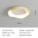 Axyaa Round LED Bedroom Ceiling Lamp Full Spectrum Dimmable Study Light