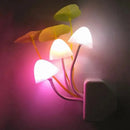 Axyaa Mushroom Night Light: Colorful LED Sensor Lamp, 220V EU & US Plug