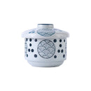 Axyaa Vintage Ceramic Stew Pot with Lid - Small Sized Soup & Dessert Bowl