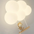 Axyaa Cloud Wall Lamps Cream Style Cartoon Kids Bedroom Lighting Fixtures