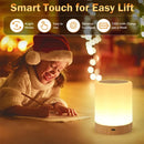 Axyaa RGB Touch Sensor Night Lamp: Portable USB Rechargeable Dimmable RGB Table Light