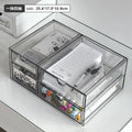Acrylic Desk Organizer Set - Axyaa Stationery Drawers & Pen Holder