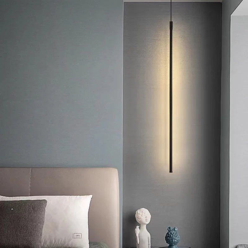 Axya LED Pendant Light for Restaurant/Coffee Bar, Minimalist Design for Living Room, Long Line Hang Lamp