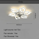 Axyaa Swivel Ceiling Fan Light: Creative Ultra-Thin Home Lighting