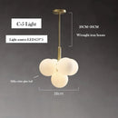 Axyaa Nordic Minimalist Magic Bean Pendant Light - Luxurious Creative Chandeliers