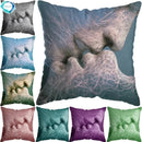 Axyaa Romantic Kiss Painting Pillow Covers - Home Decor Essentials