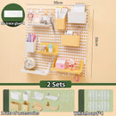 Axyaa Kawaii Dorm Wall Shelf | Study Storage Rack & Organizer - Adhesive Mounted