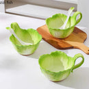 Axyaa Ceramic Handle Bowl Set for Various Dishes and Molecular Cuisine
