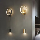 Axyaa Minimalist LED Wall Lamp for Bedroom and Living Room Lighting