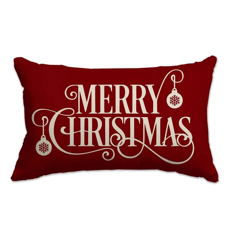 Christmas Snowman Tree Pillowcase - Axyaa Home Decoration Gift Suite