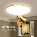 Axyaa UltraThin LED Ceiling Light Remote Control Large Luminous Surface Bedroom Lamp