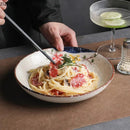 Axyaa Retro Ceramic Salad Plate Set for Dining and Serving