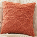 Axyaa Pink Velvet Geometric Cushion Cover 45*45cm for Home Living Room