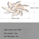 Axyaa Swivel Ceiling Fan Light: Creative Ultra-Thin Home Lighting