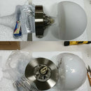 Axyaa White Mushroom Head Wall Lamp with G9 LED Glass Bulb for Various Spaces