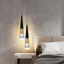 Axyaa Black Gold LED Pendant Light for Modern Kitchen Island
