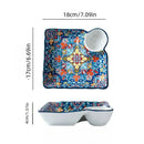 Axyaa Ceramic Dumpling Plate Set