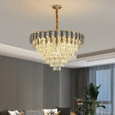 Axyaa Luxury Crystal Chandelier Pendant Lights Modern Design Indoor Ceiling Lamp
