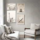 Axyaa Islamic Shukr Sabr Calligraphy Canvas Wall Art Poster Bedroom Decor