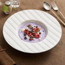 Axyaa Ceramic Plate Set for Western Menu: Premium Quality Soup, Pasta, Fruit Salad Dish
