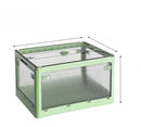 Xl Clothes Storage Box Organizer with Lid, Wheels & Stackable Design by Axyaa