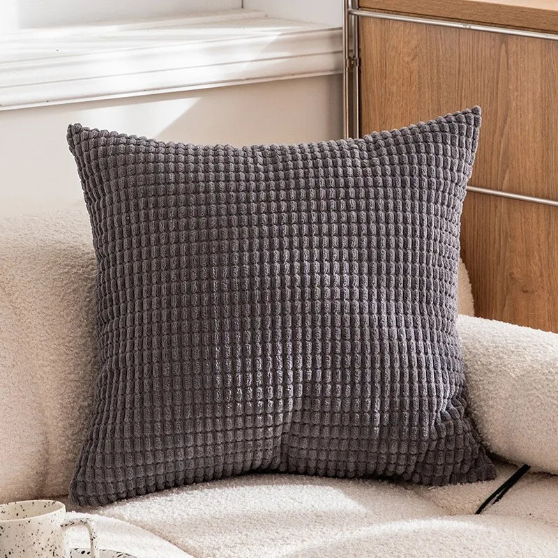 Decorative Square Pillow Cover, Axyaa Brand, Contemporary Style, 45x45CM Throw Pillow Cover