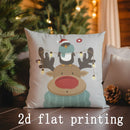 Axyaa Christmas Cushion Covers in Festive Designs for Sofa, Bedroom, Car