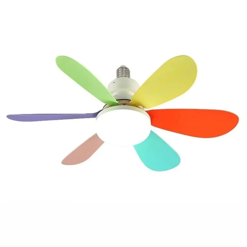 Axyaa Ceiling Fan Light with Remote Control & LED - E27 Socket