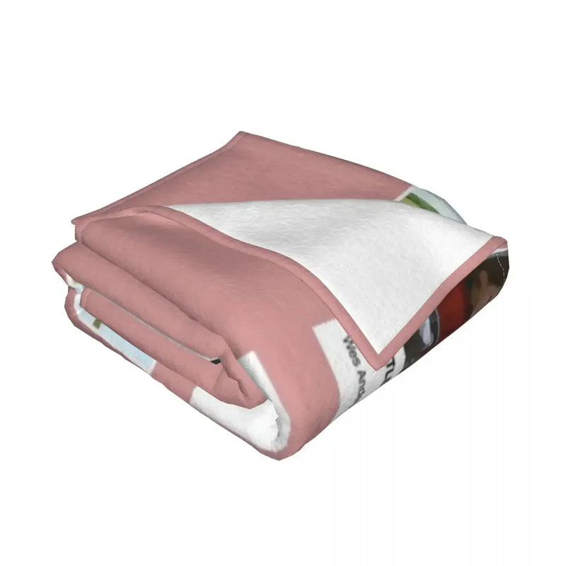 Axyaa Wes Anderson Throw Blanket: Warm, Travel-Ready Thermal Heavy Blanket