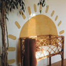 Boho Sun Fabric Wallpaper Stickers for Kids Room by Axyaa
