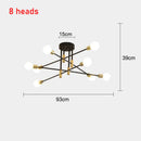Axyaa Satellite Chandelier Ceiling Light Fixture for Modern Home Decor