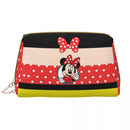 Axyaa Minnie Mouse Leather Makeup Bag: Stylish & Large Capacity Cosmetic Pouch