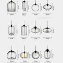 Axya Nordic Stained Glass Pendant Lights LED Colorful Hanging Lamp for Home Decor