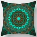 Axyaa Indian Mandala Print Polyester Pillow Case Sofa Decor Throw Pillows 45x45cm