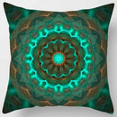 Axyaa Indian Mandala Print Polyester Pillow Case Sofa Decor Throw Pillows 45x45cm