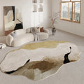 Axyaa Soft Luxury Rug for Living Room and Bedroom, Anti-slip Irregular Shape Floor Mat