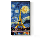 Axyaa Crystal Craft LED Wall Lamp, Abstract Decorative Hanging Painting