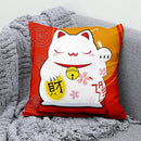 Axyaa Lucky Cat Japanese Style Sofa Bed Pillow Cover: Mount Fuji Japanese Art
