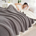 Axyaa Luxury Velvet Blanket, Double-Sided Plush Bed Cover, Warm & Thick Bedspread